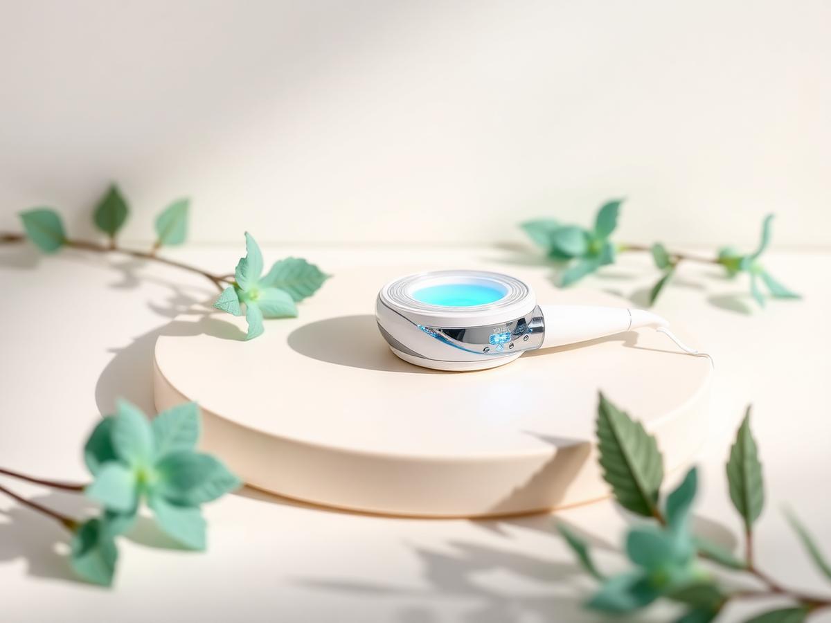 Professional LED teeth whitening equipment used at SmilePop in Toronto